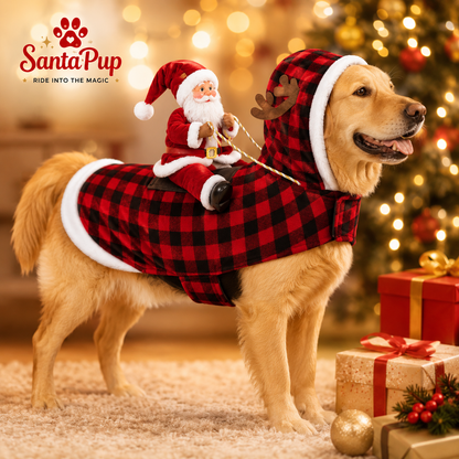 SantaPup™ Riding Santa Costume