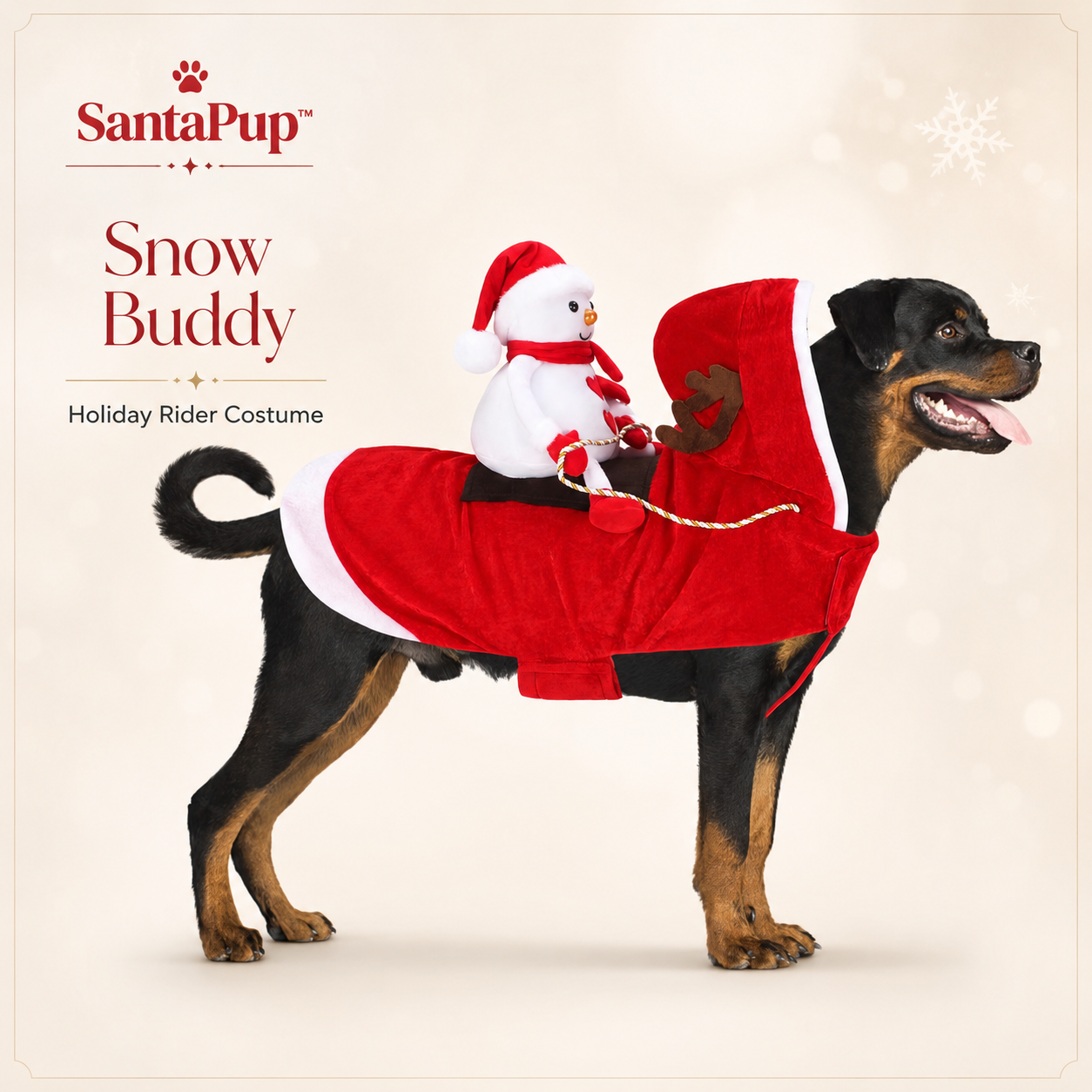 SantaPup™ Riding Santa Costume