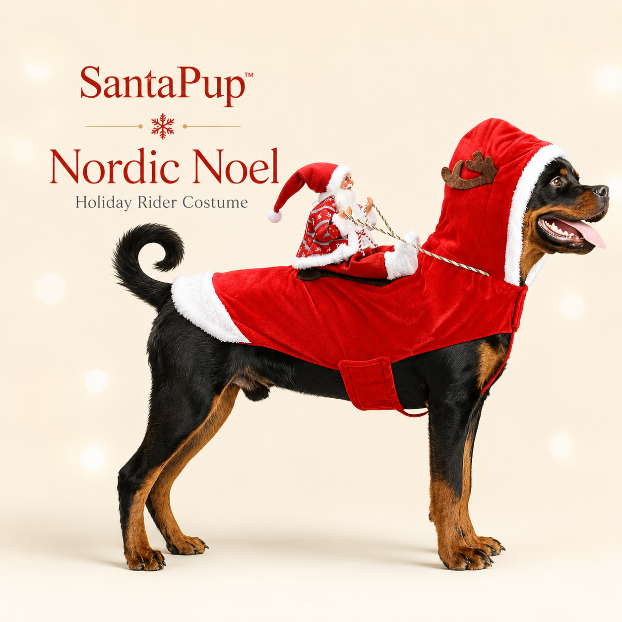 SantaPup™ Riding Santa Costume