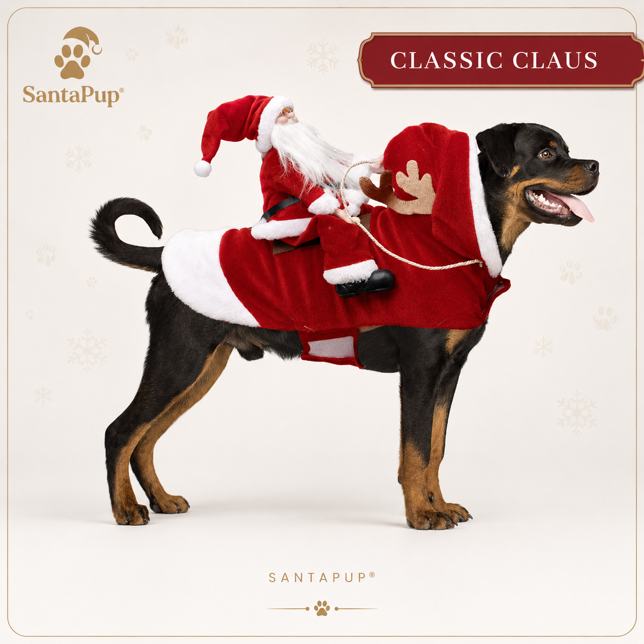 SantaPup™ Riding Santa Costume