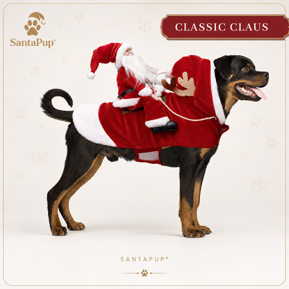 SantaPup™ Riding Santa Costume